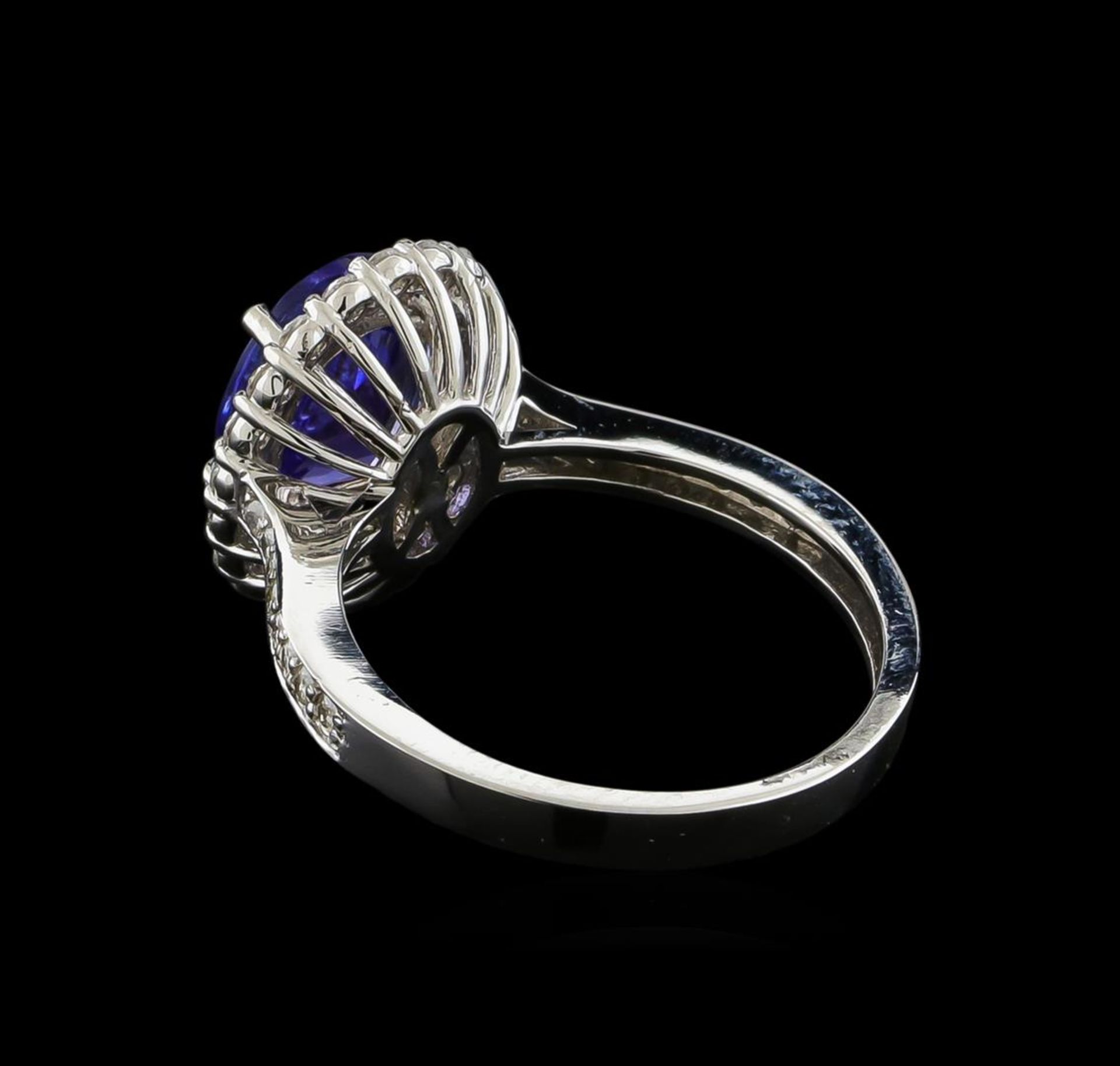 2.27 ctw Tanzanite and Diamond Ring - 14KT White Gold - Image 3 of 4