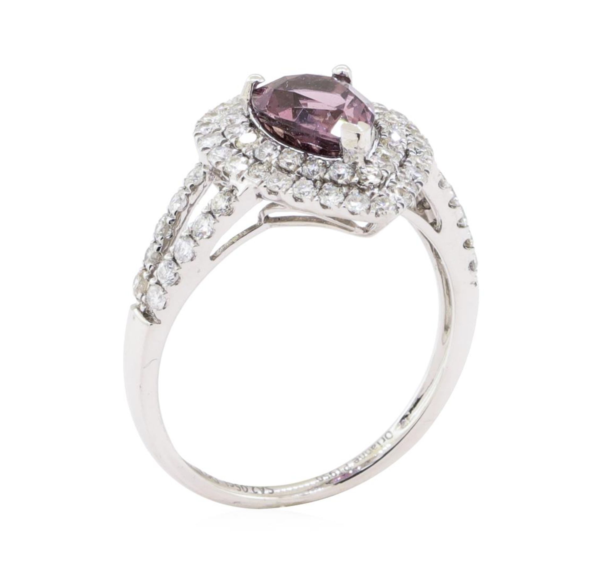 2.05ct Pink Sapphire and Diamond Ring - Platinum - Image 4 of 4