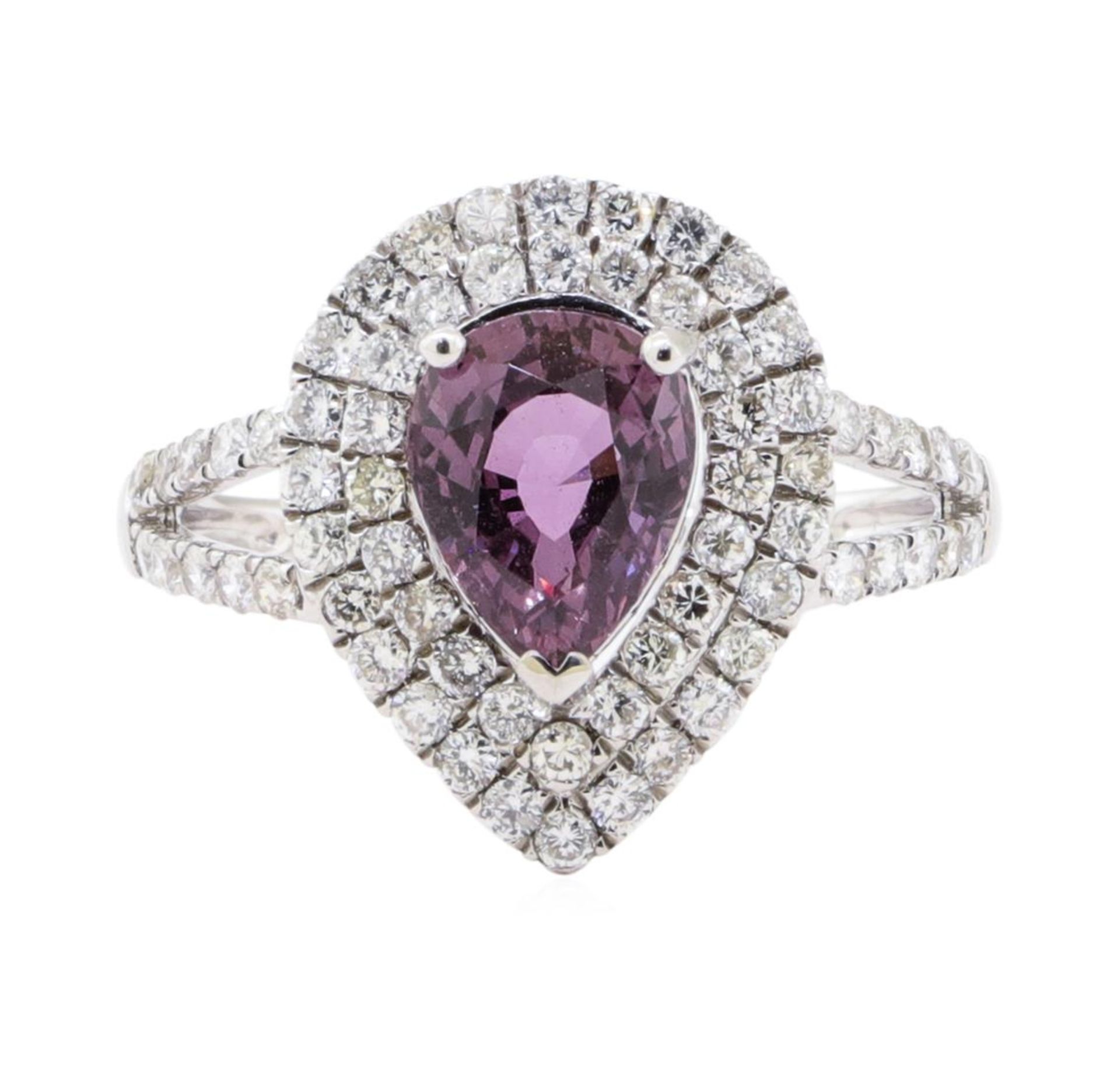 2.05ct Pink Sapphire and Diamond Ring - Platinum - Image 2 of 4