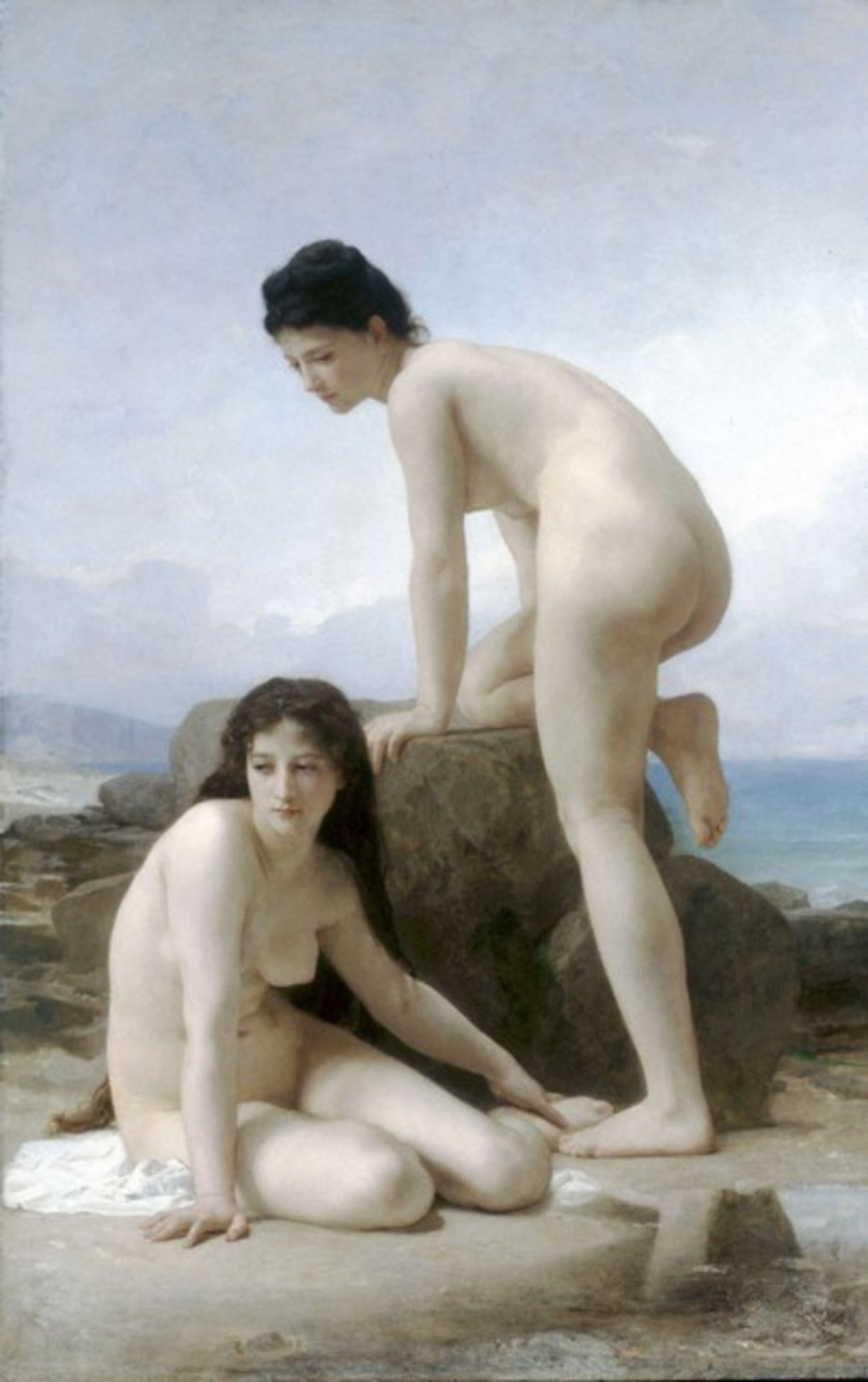 William Bouguereau - Les Deux Baigneuses