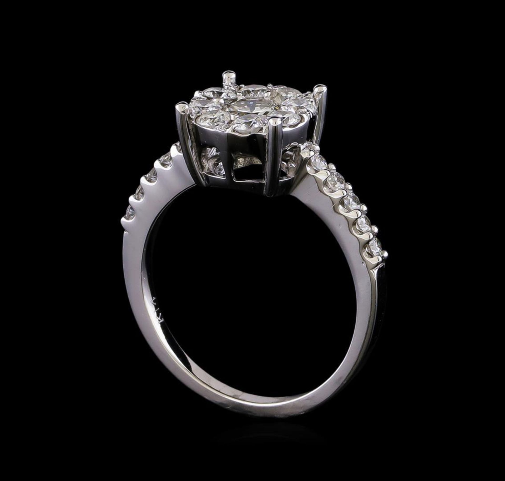 1.08 ctw Diamond Ring - 14KT White Gold - Image 4 of 5