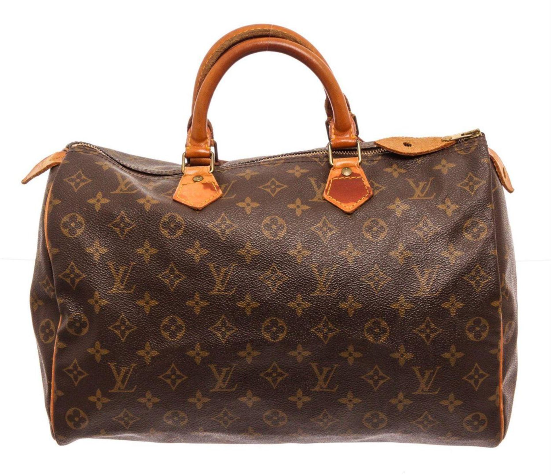 Louis Vuitton Brown Speedy 35cm Satchel Bag