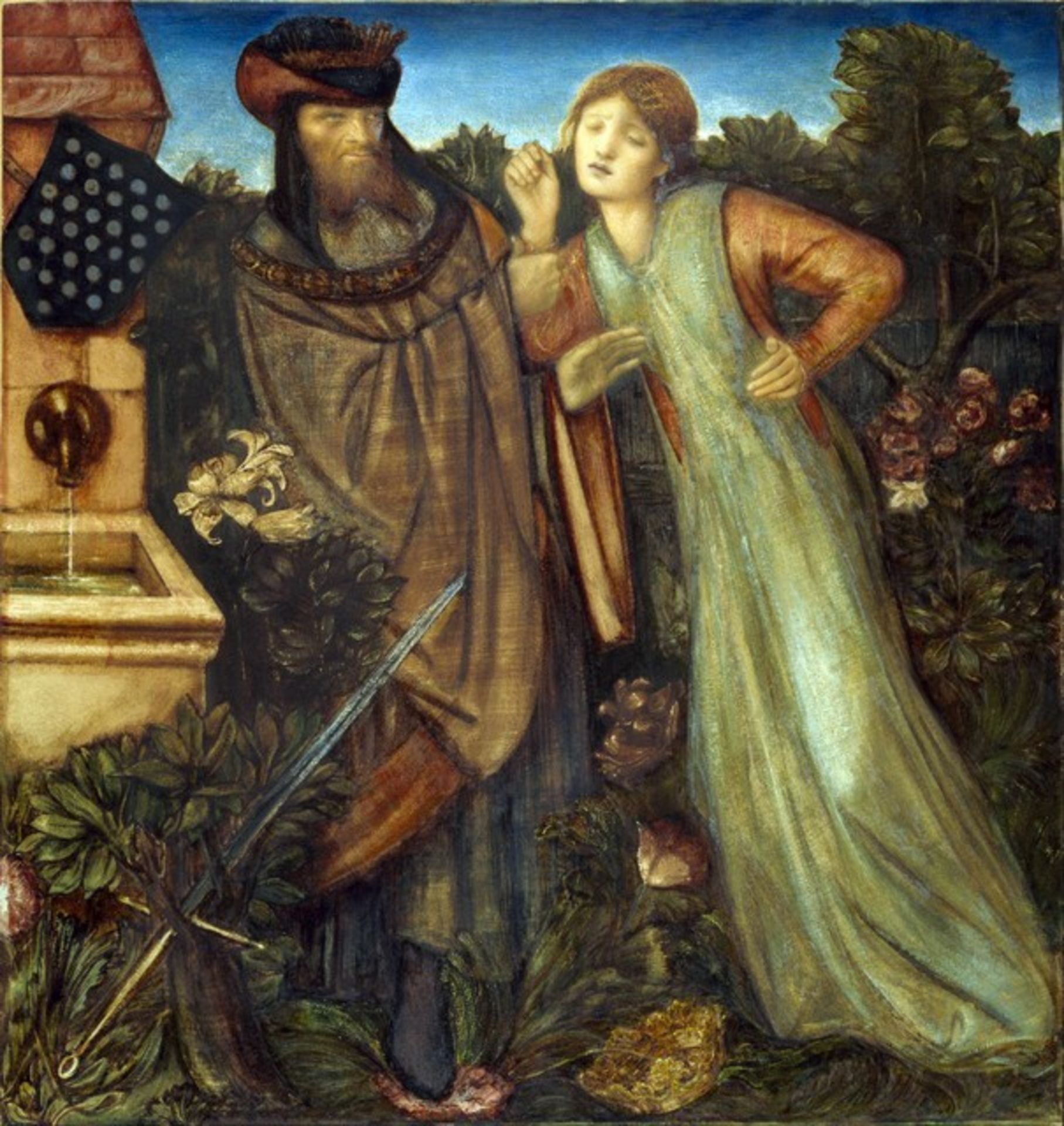 Edward Burne-Jones - King Mark and La Belle Iseult