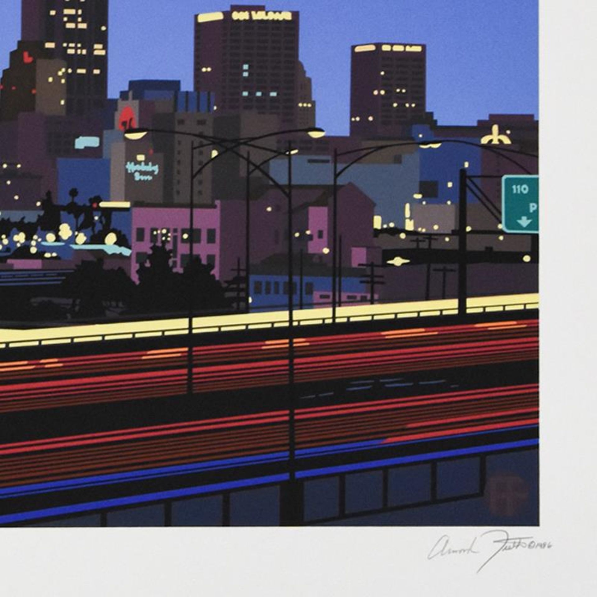 Downtown by Armond Fields (1930-2008) - Image 2 of 2