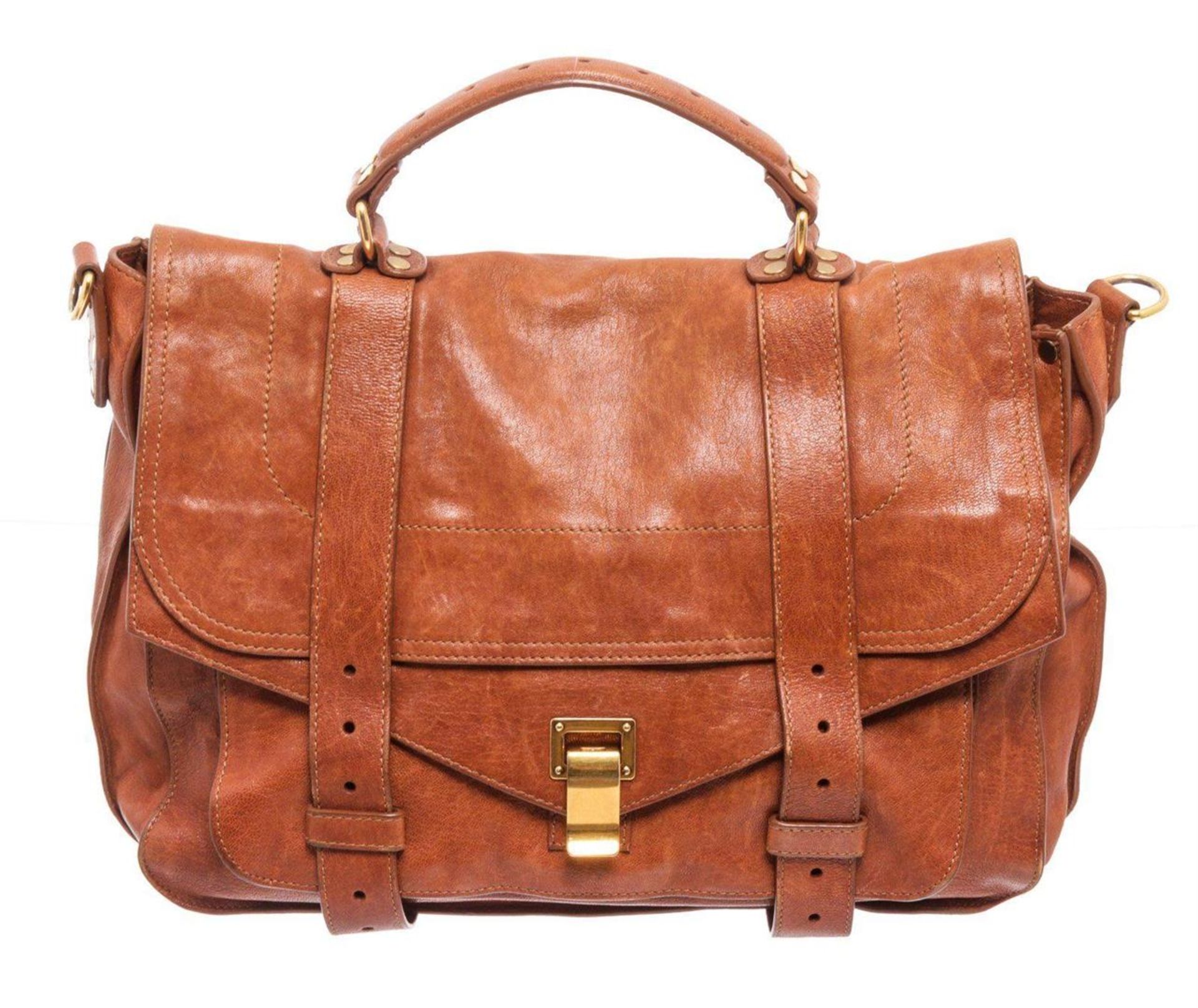 Proenza Brown Leather Schouler Messanger Bag