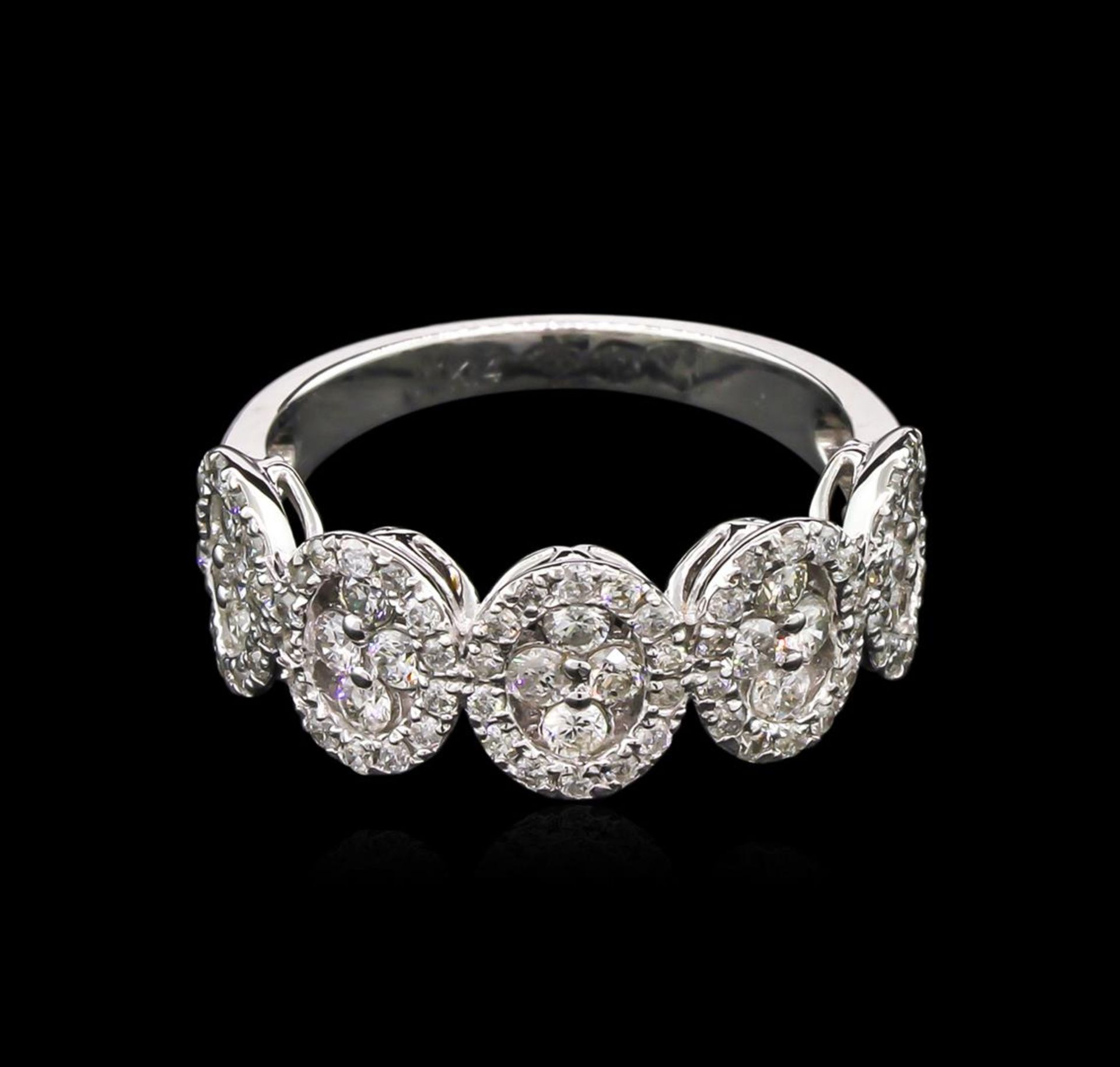 0.97ctw Diamond Ring - 14KT White Gold - Image 2 of 2