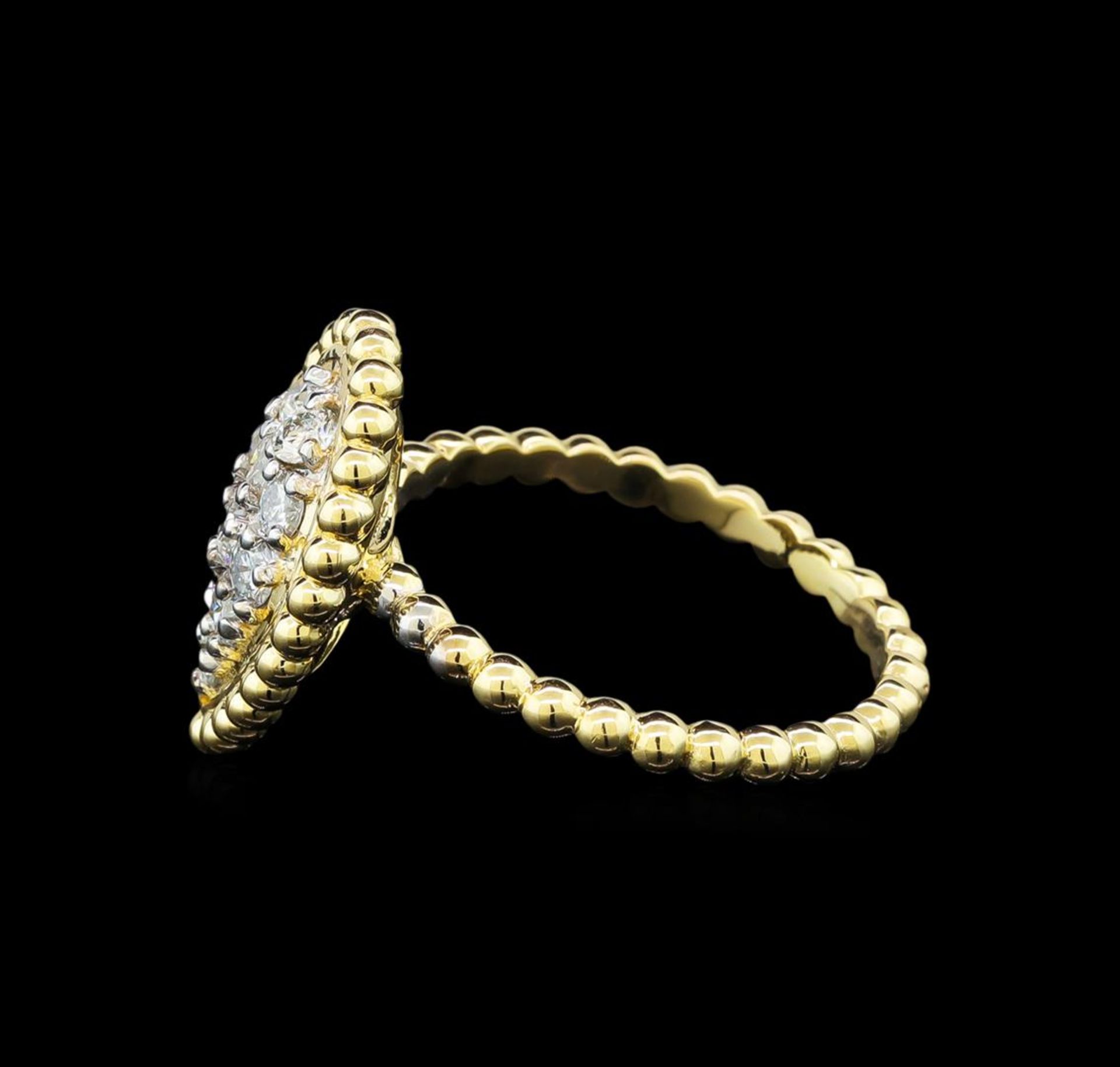 0.58 ctw Diamond Ring - 14KT Two Tone Gold - Image 3 of 4