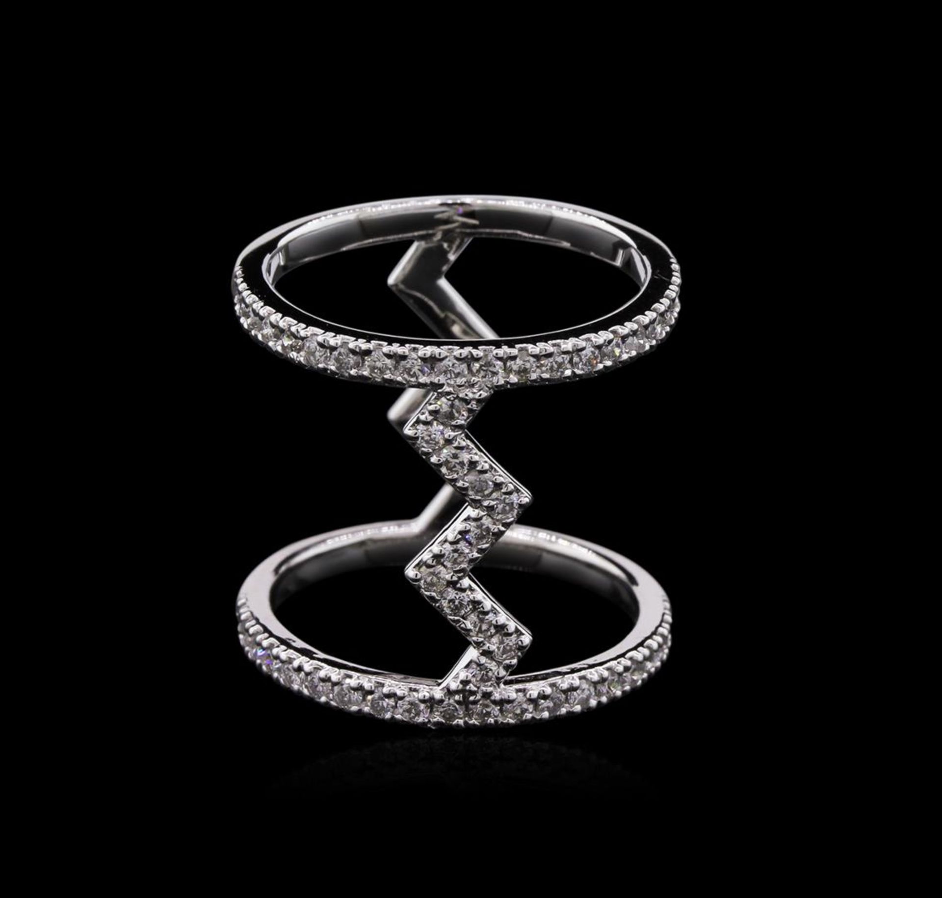 0.89 ctw Diamond Ring - 14KT White Gold - Image 2 of 2