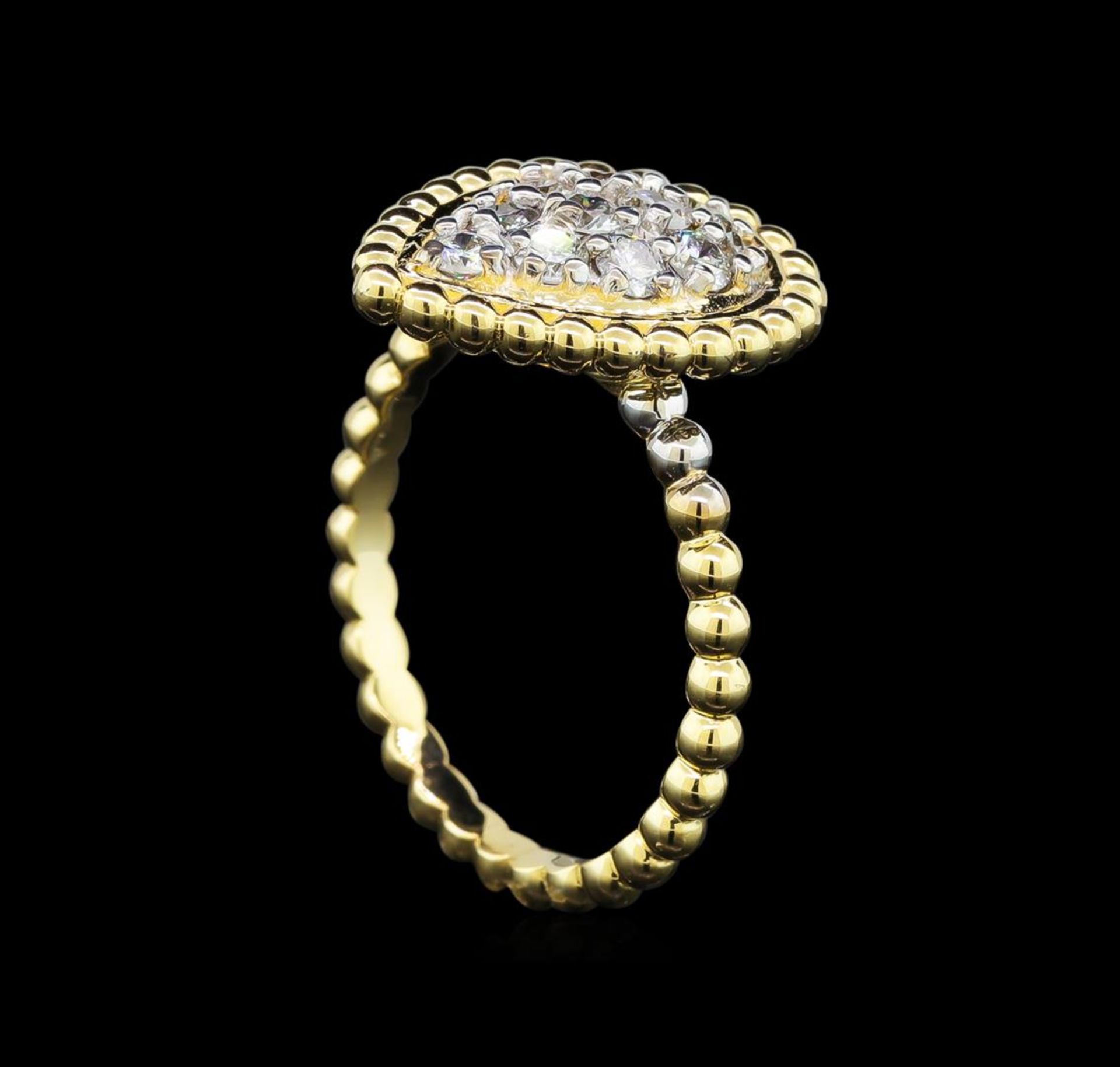 0.58 ctw Diamond Ring - 14KT Two Tone Gold - Image 4 of 4