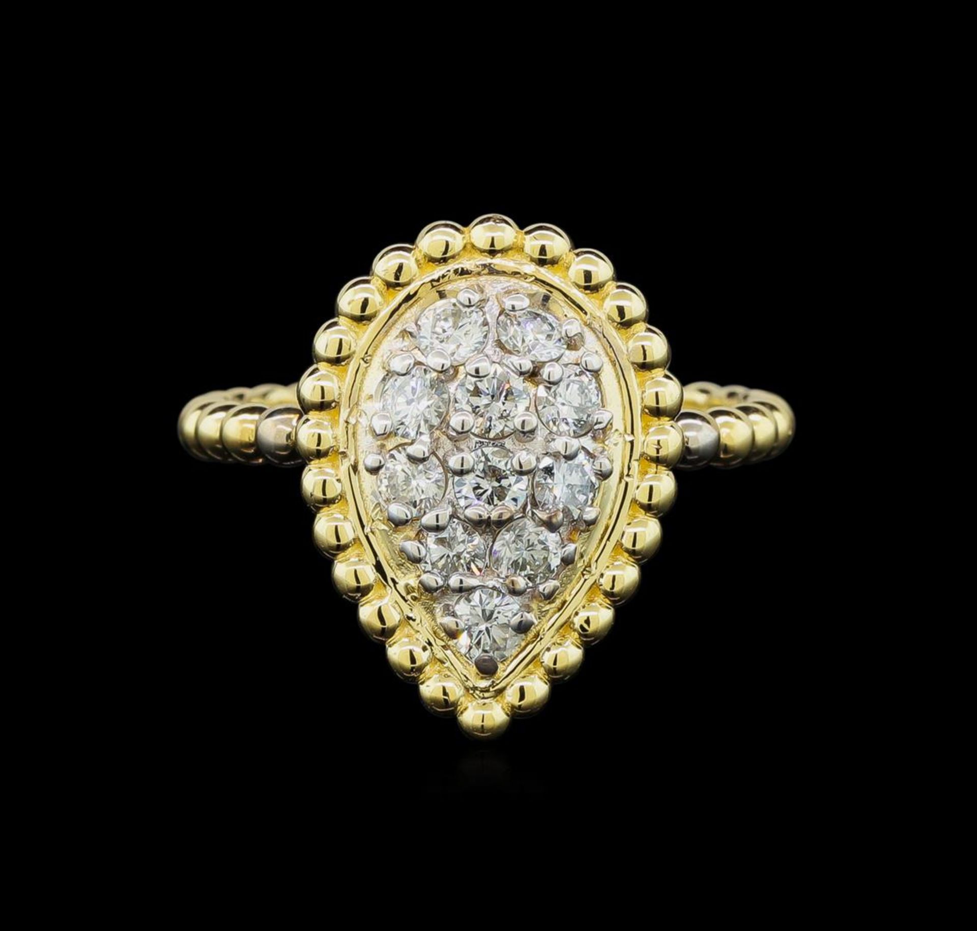 0.58 ctw Diamond Ring - 14KT Two Tone Gold - Image 2 of 4