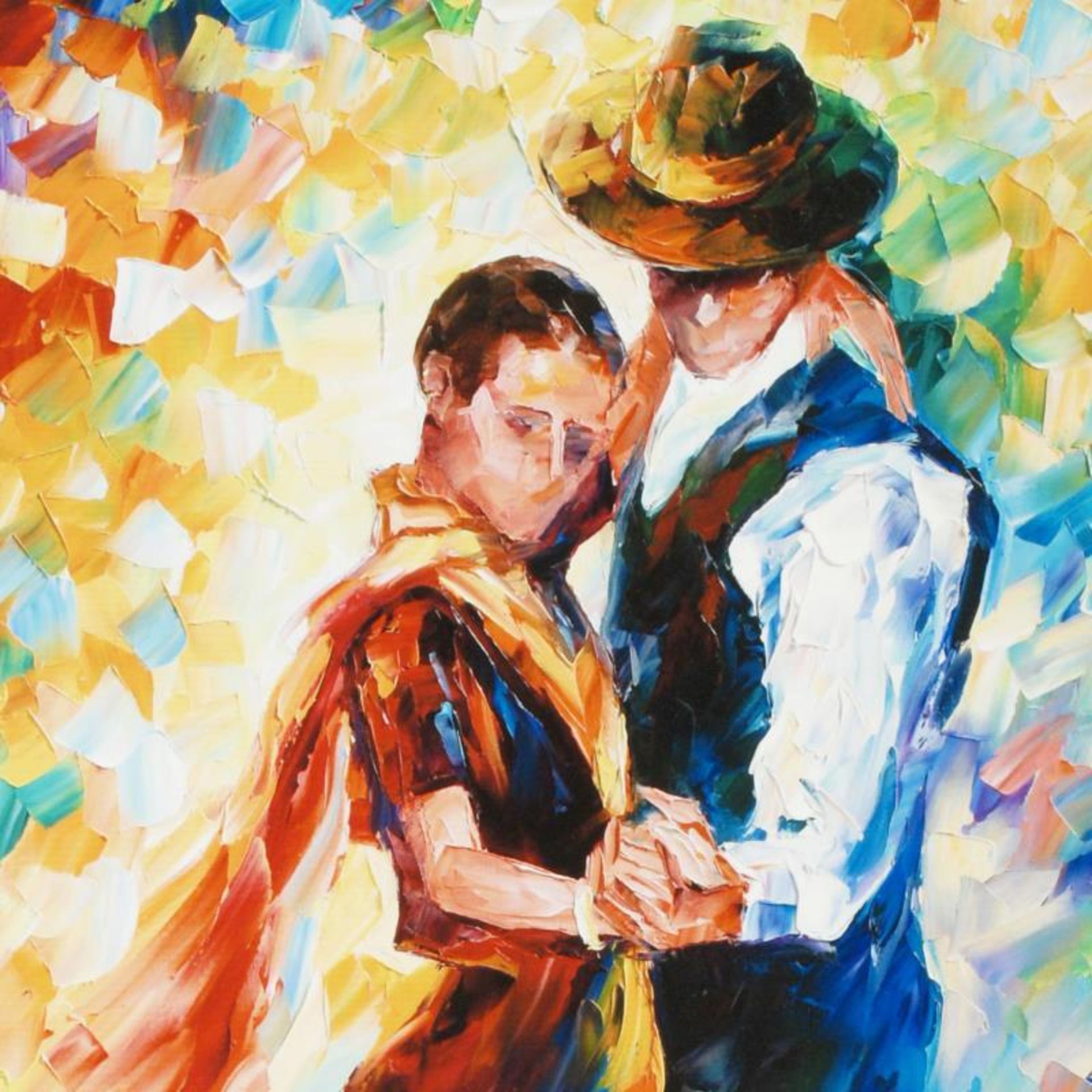 Romantic Tango by Afremov (1955-2019) - Image 2 of 3