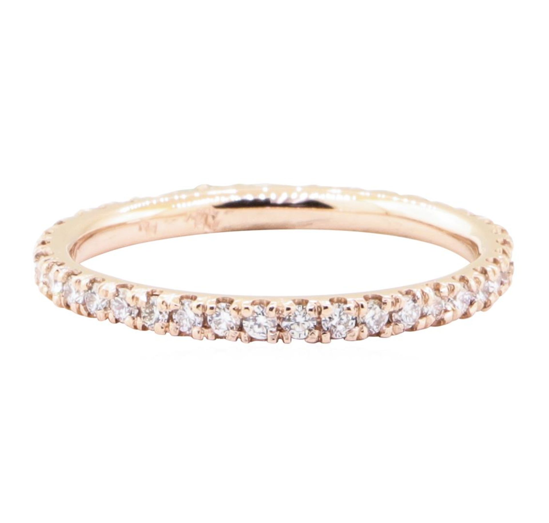 0.60 ctw Diamond Eternity Ring - 14KT Rose Gold