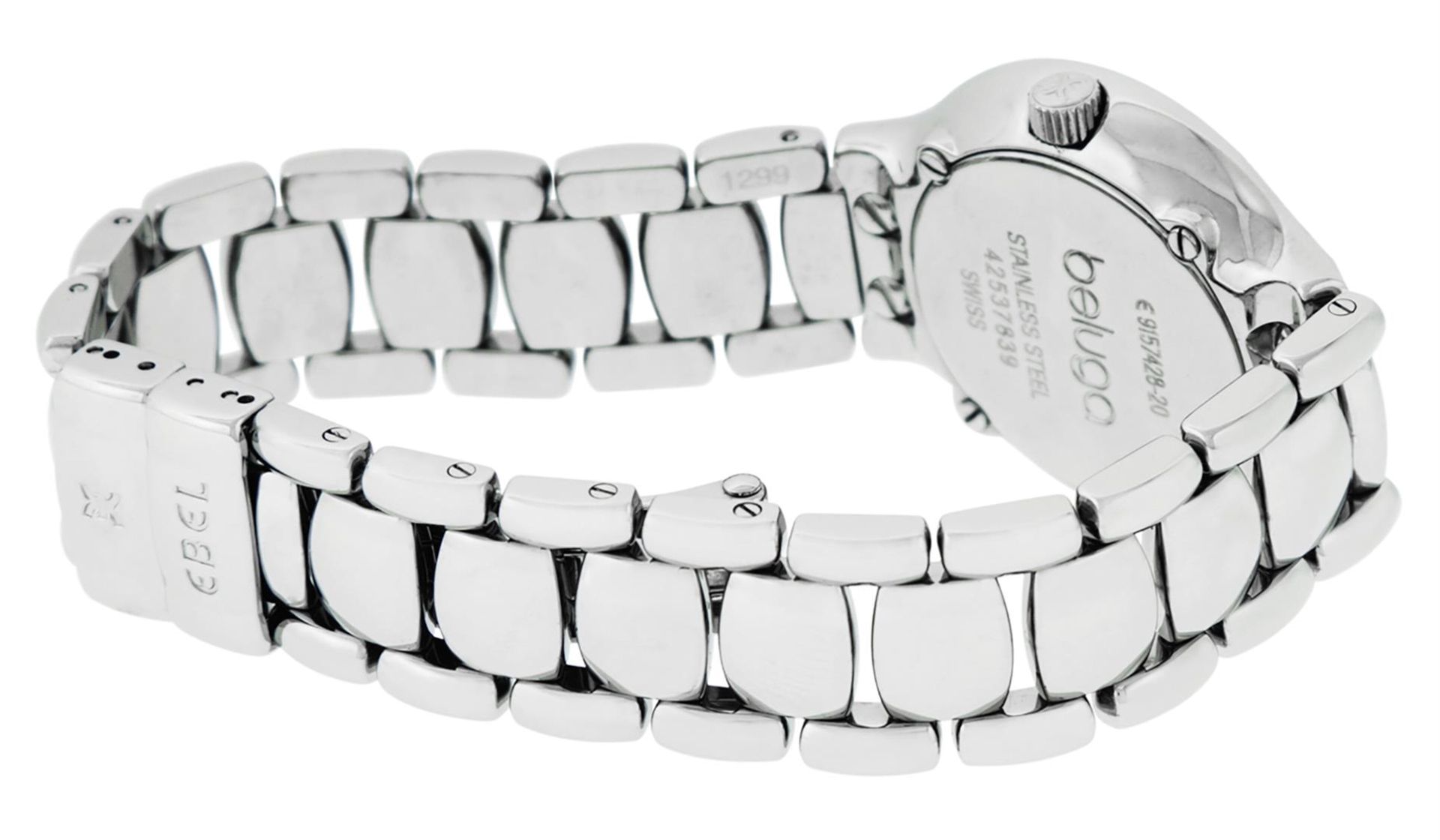 Ebel Beluga Ladies Stainless Steel MOP Diamond Watch 27mm Wristwatch - Image 3 of 9