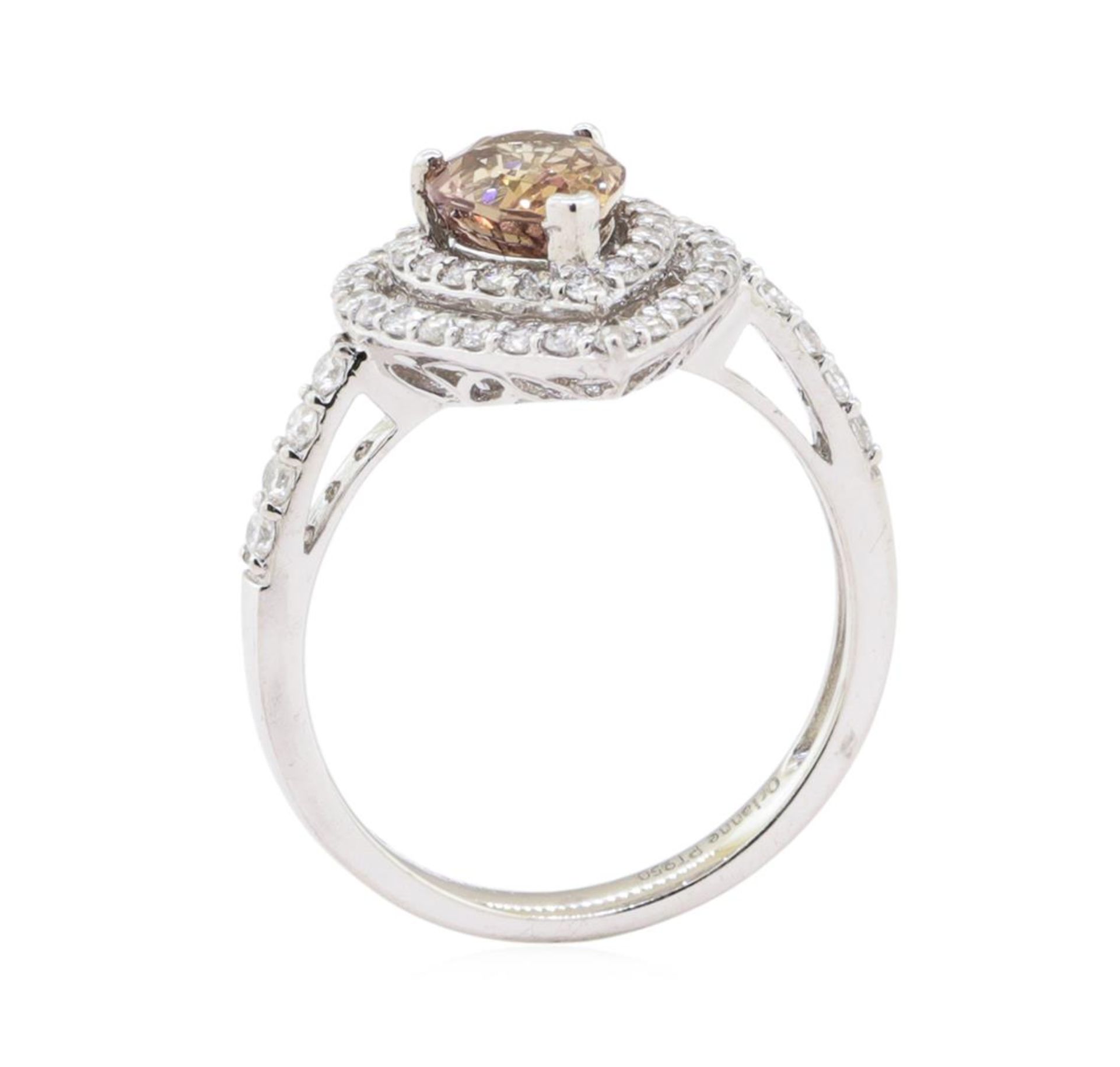 1.68ct Pink Sapphire and Diamond Ring - Platinum - Image 4 of 4