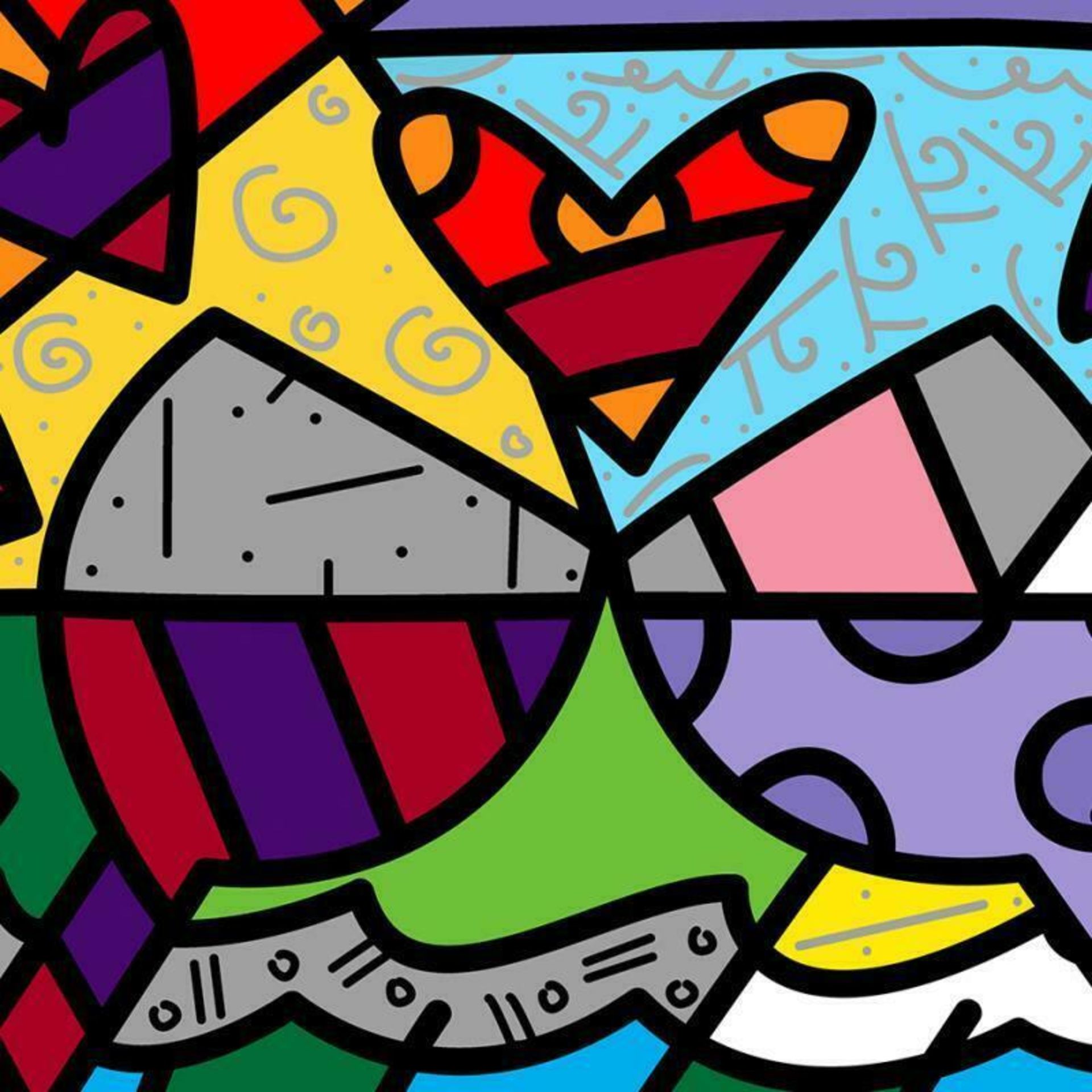 Toast To Love Glasses by Britto, Romero - Image 2 of 2