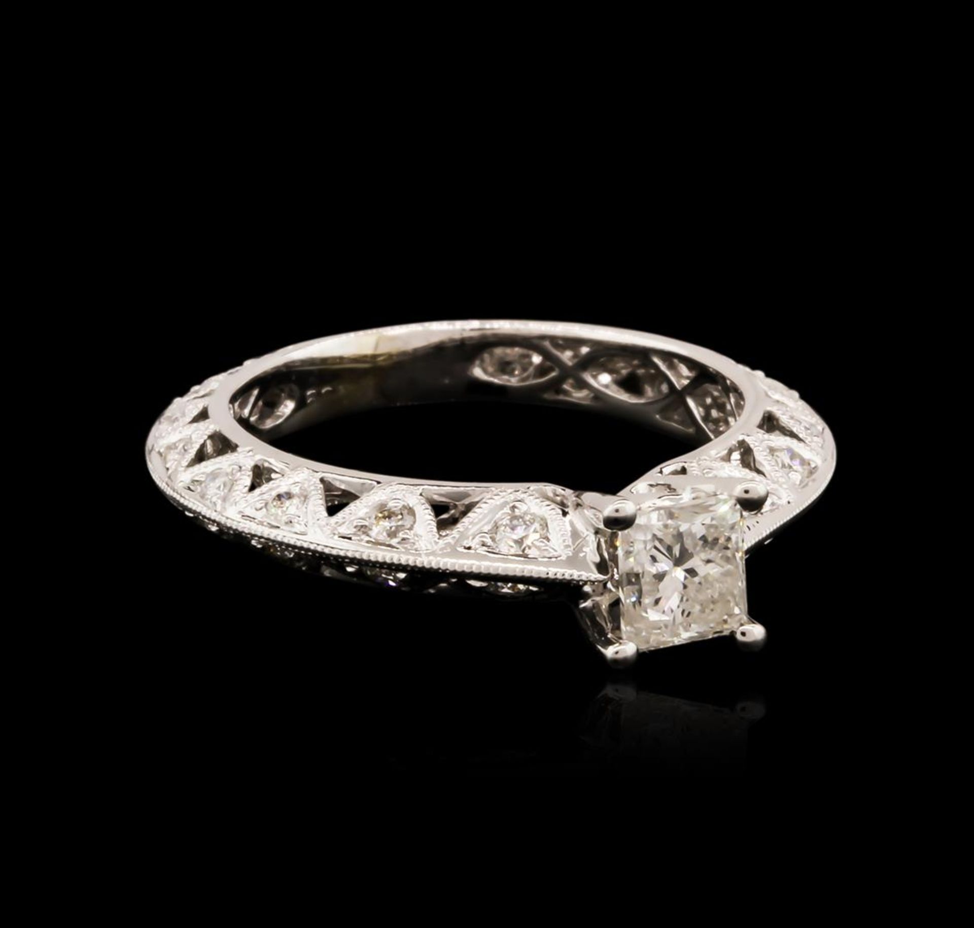 14KT White Gold 0.91 ctw Diamond Ring - Image 2 of 4