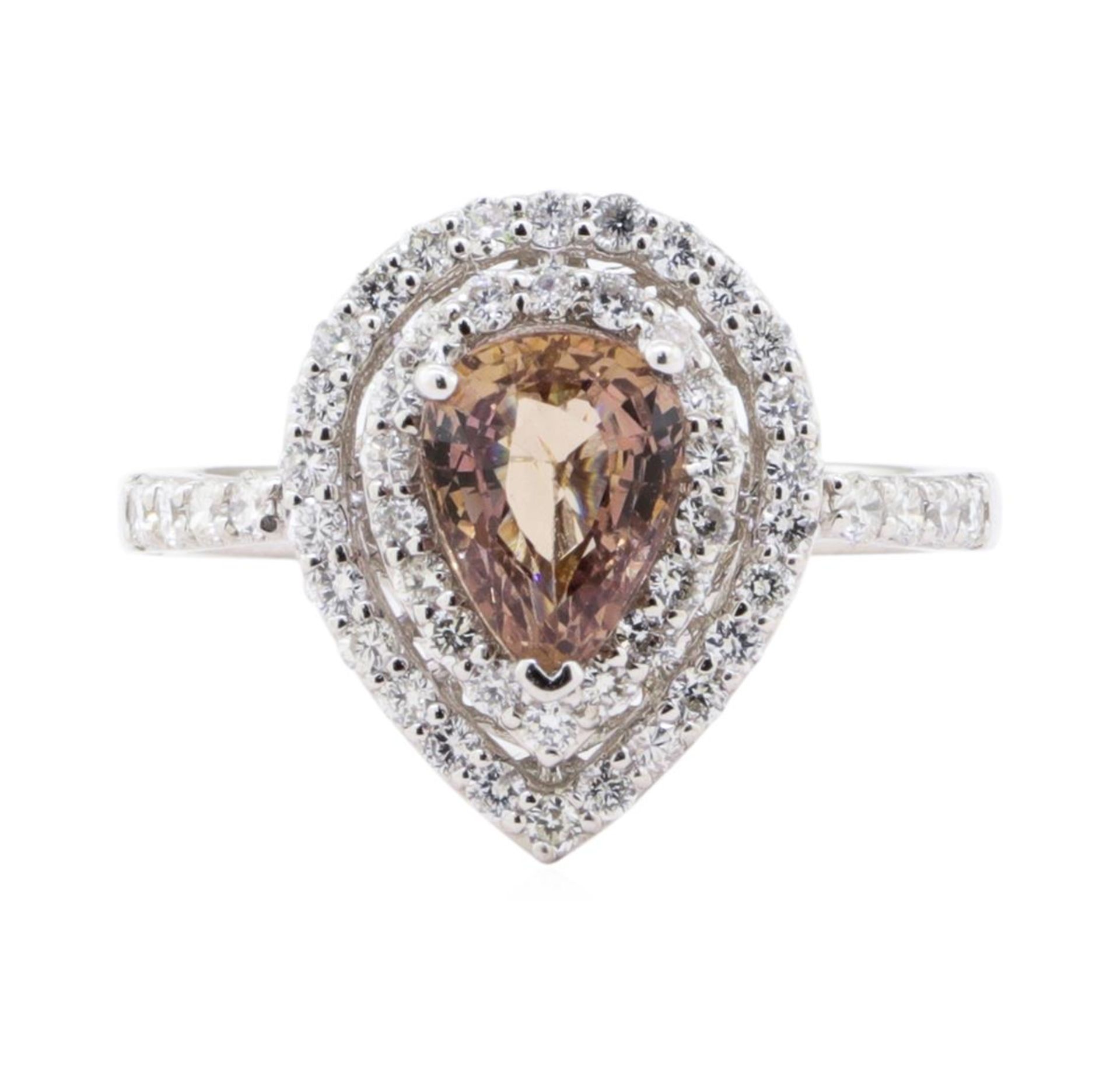 1.68ct Pink Sapphire and Diamond Ring - Platinum - Image 2 of 4