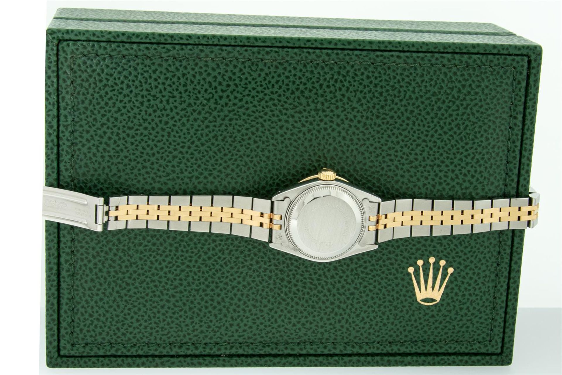 Rolex Ladies 2 Tone Silver Diamond & Ruby Oyster Perpetual Datejust Wristwatch T - Image 7 of 9