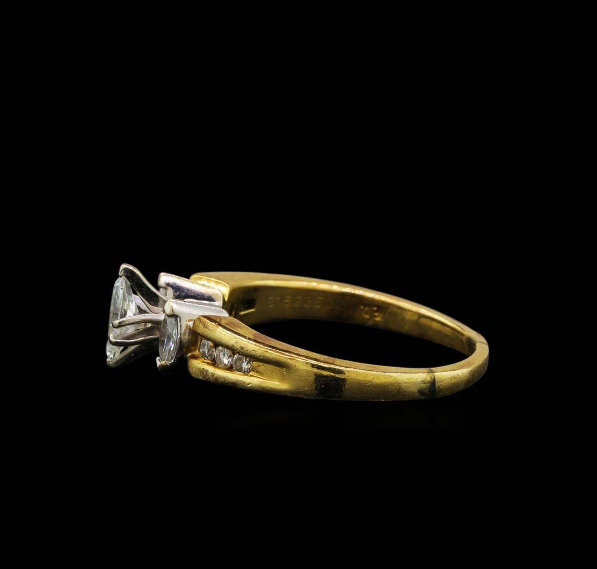 0.53 ctw Diamond Ring - 14KT Yellow and White Gold - Image 3 of 5