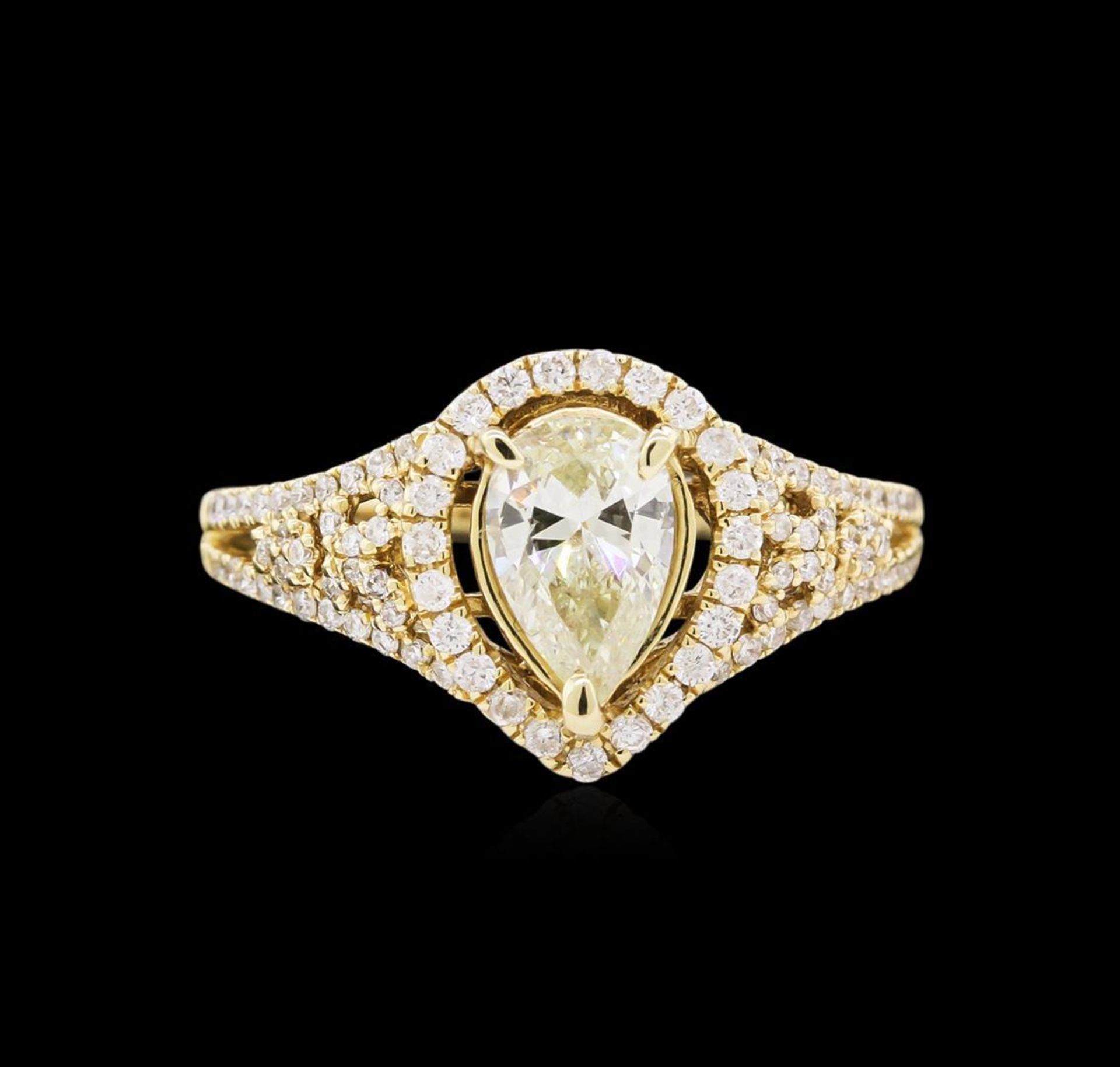 14KT Yellow Gold 1.78 ctw Diamond Unity Ring - Image 2 of 4