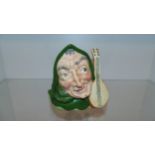 Sylvac Staffordshire Toby Character Jug, Allan Dale Robin Hood