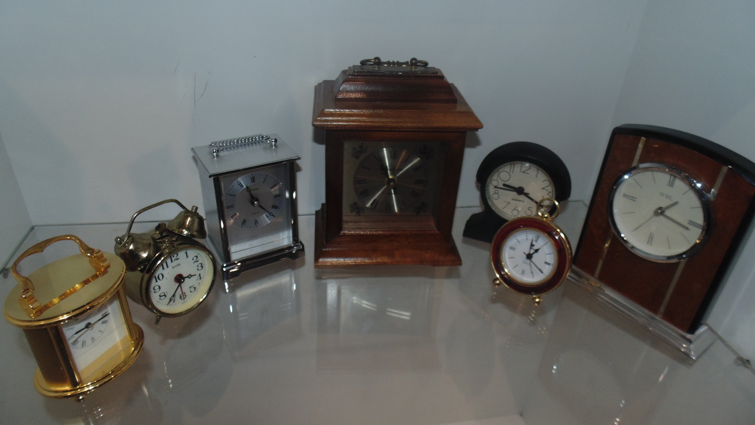 Job lot of clocks