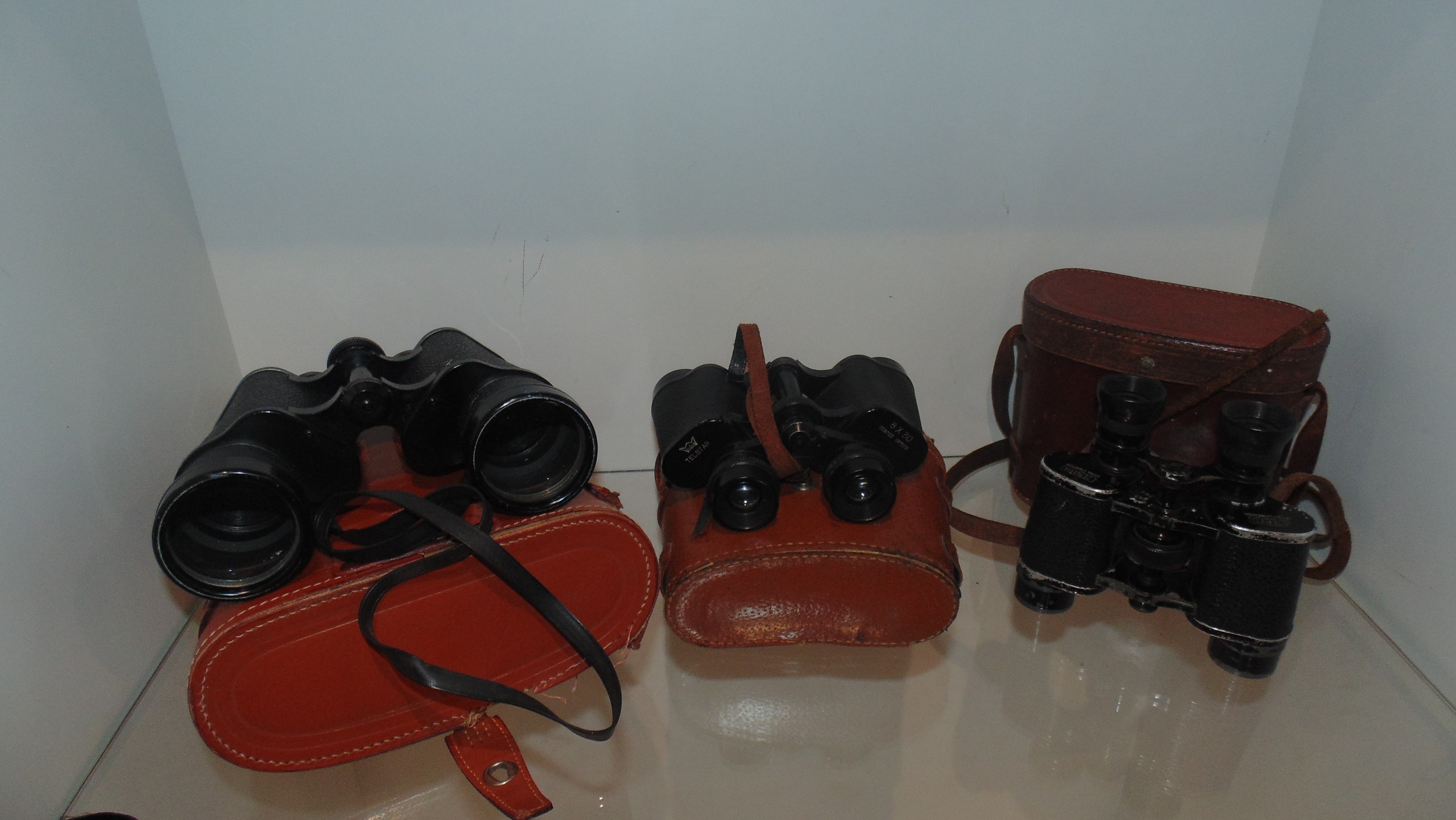 3 pairs of Binoculars -Telstar -ZENITIT X2