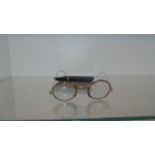 10ct gold and Tortoise shell glasses in case Hymans + Cox Nottingham