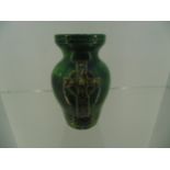 Persabus Pottery Vase with Celtic cross