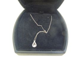 Silver chain and pendant