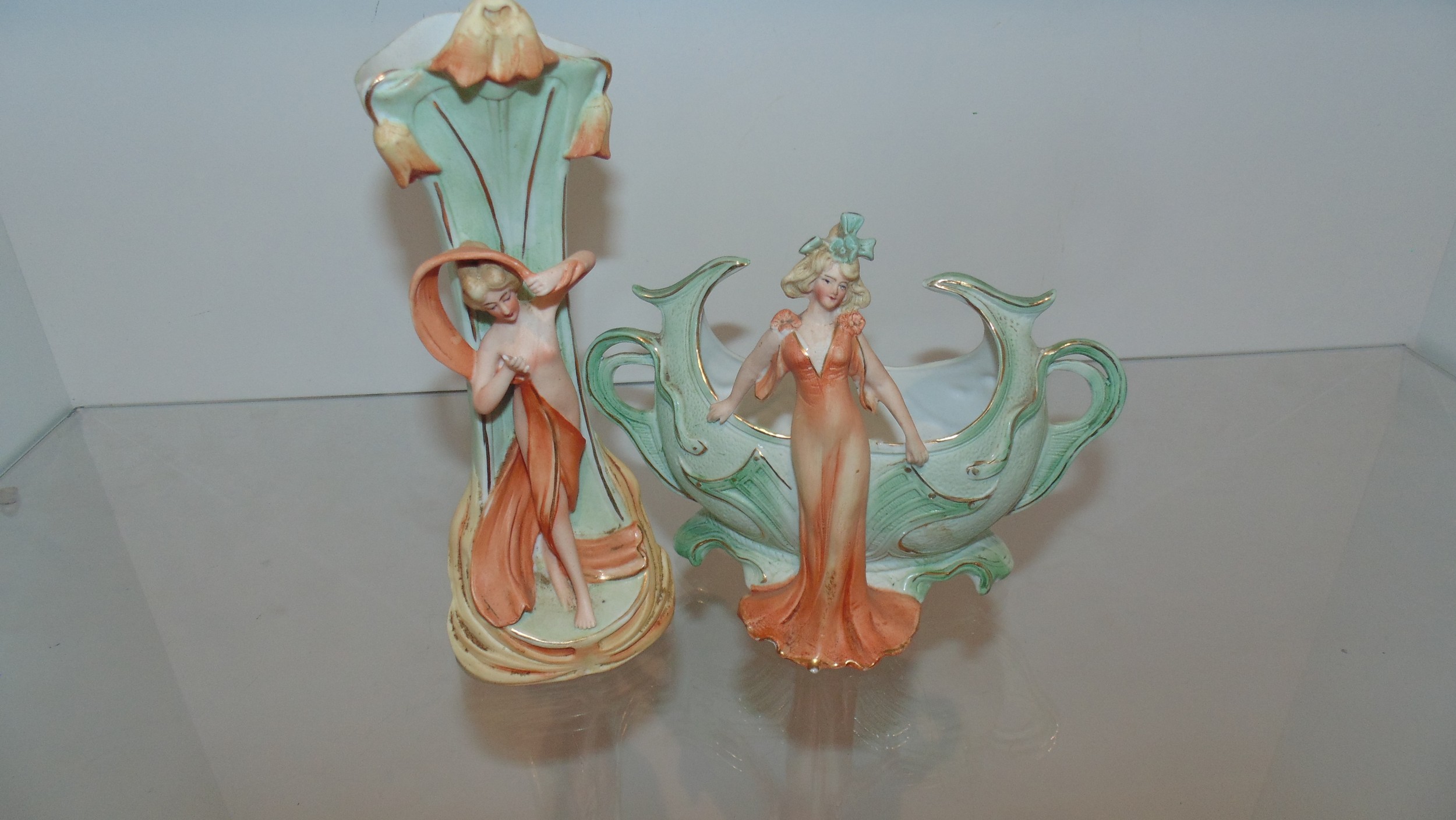 Fine Bisque porcelain, Art Deco style