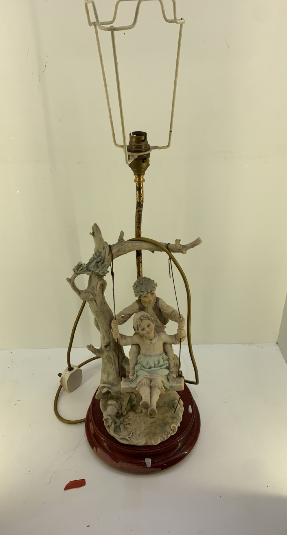 Capodimonte Figurine lamp signed B.Meih , florence 1983 - Image 2 of 2