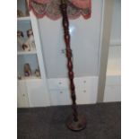 large barley twist lamp stand