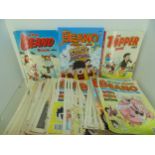 Dennis the menace and beano magazines and comics