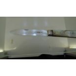 Silver fruit knife with Mother of pearl handle, Sheffield 1831