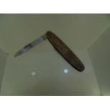 German Pen Knife with Adolf Hitler Engraved