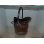 copper coal bucket