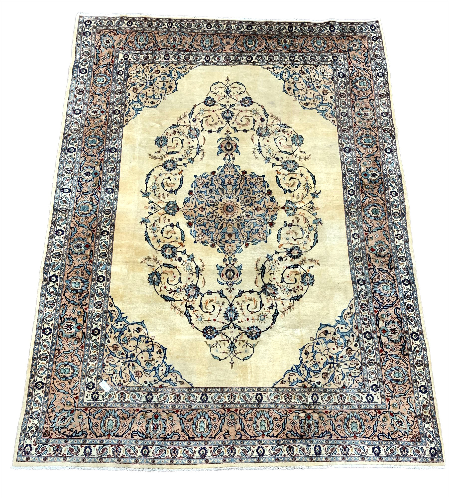 Persian Kashan ground rug