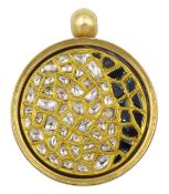 18ct gold swivel pendant