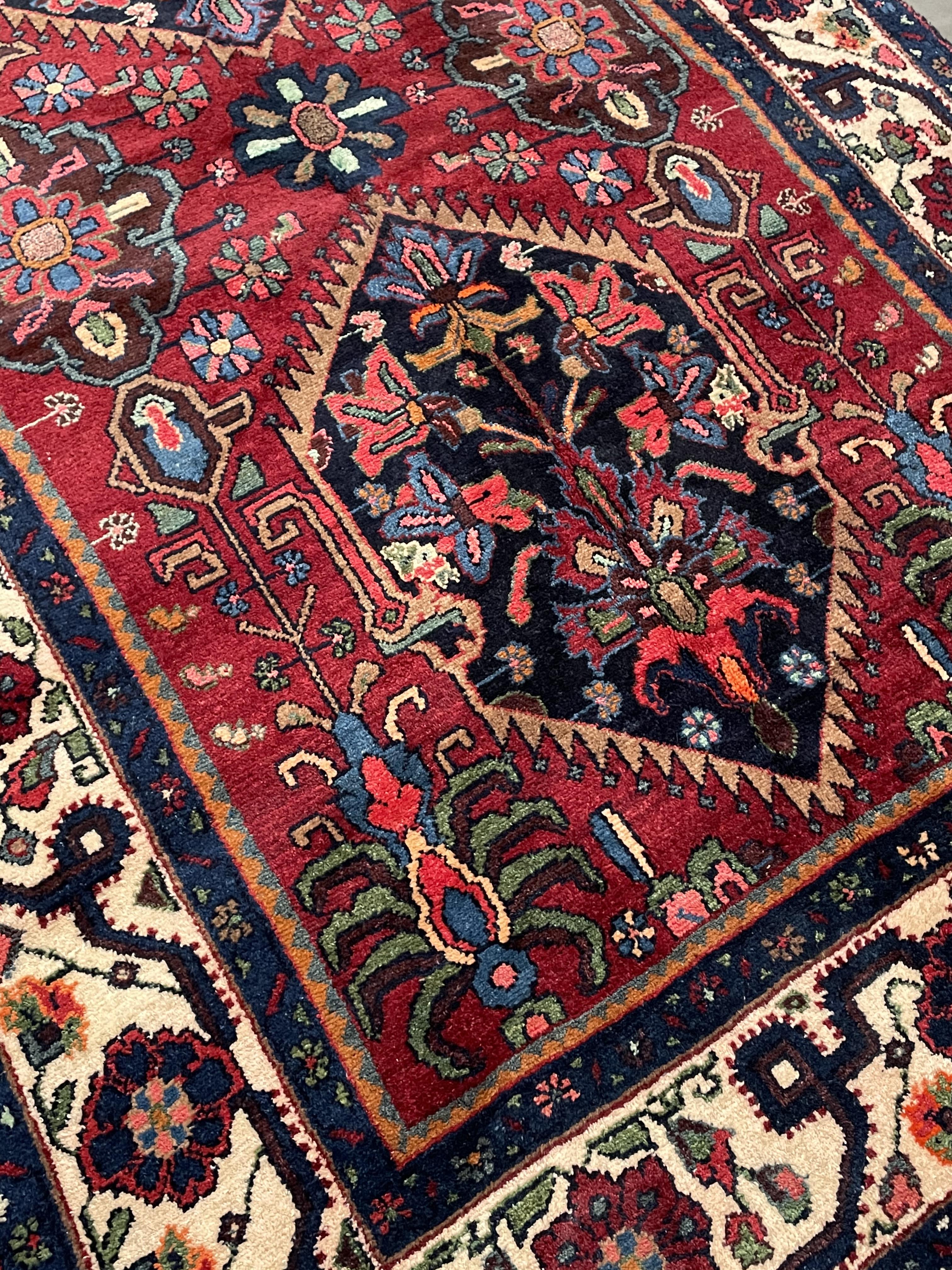 Persian Hamadan rug - Image 3 of 6