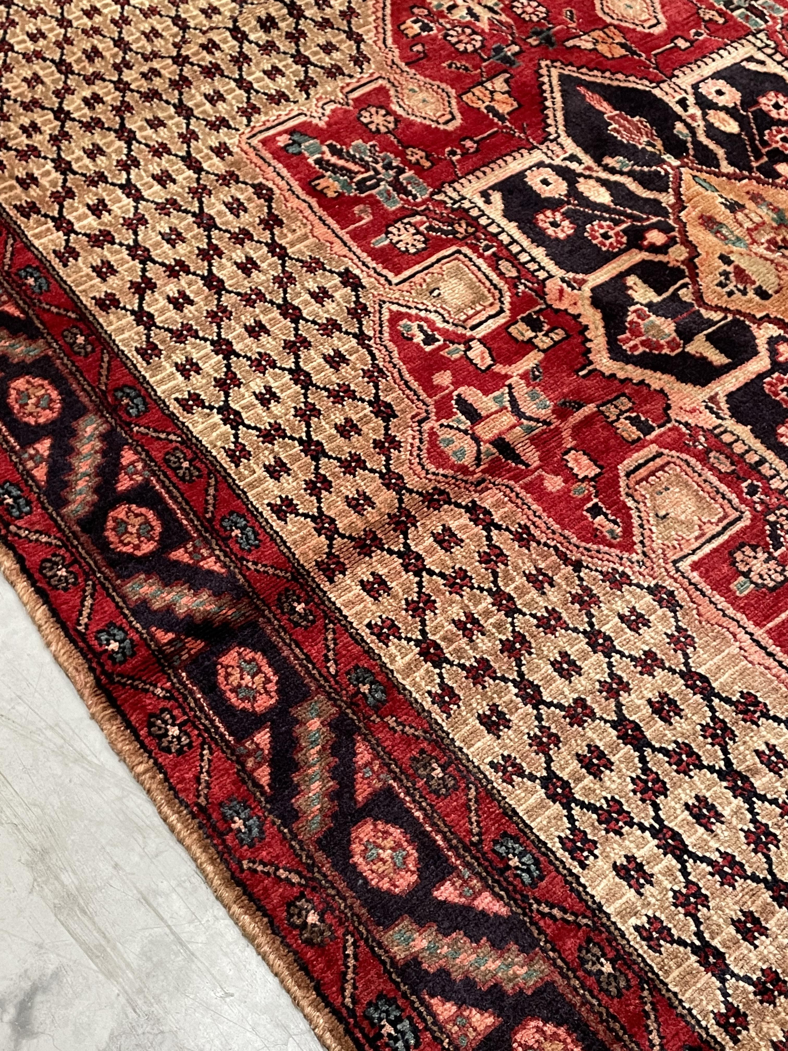 Persian Hamadan rug - Image 4 of 6