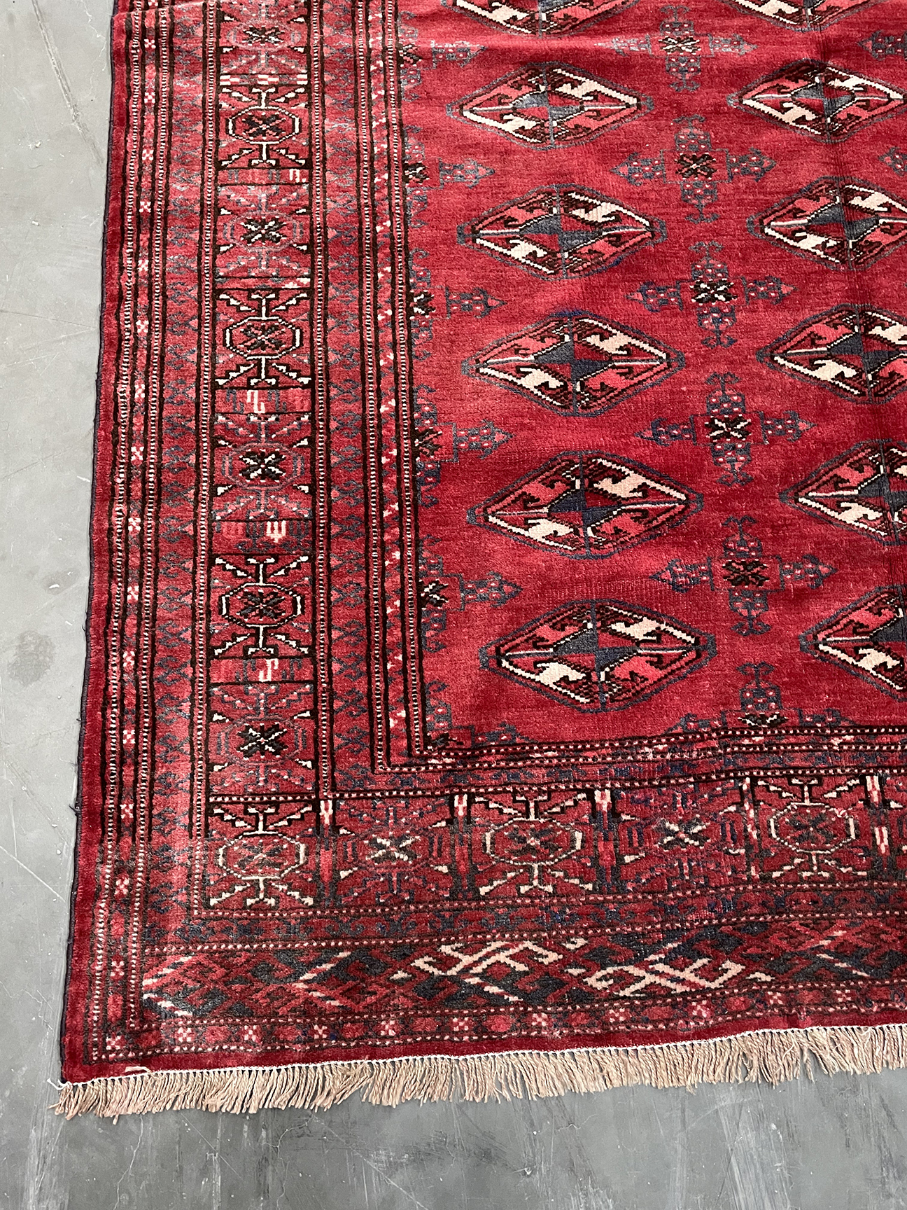 Turkman Bokhara rug - Image 2 of 5