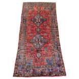 Persian Baluchi red ground rug