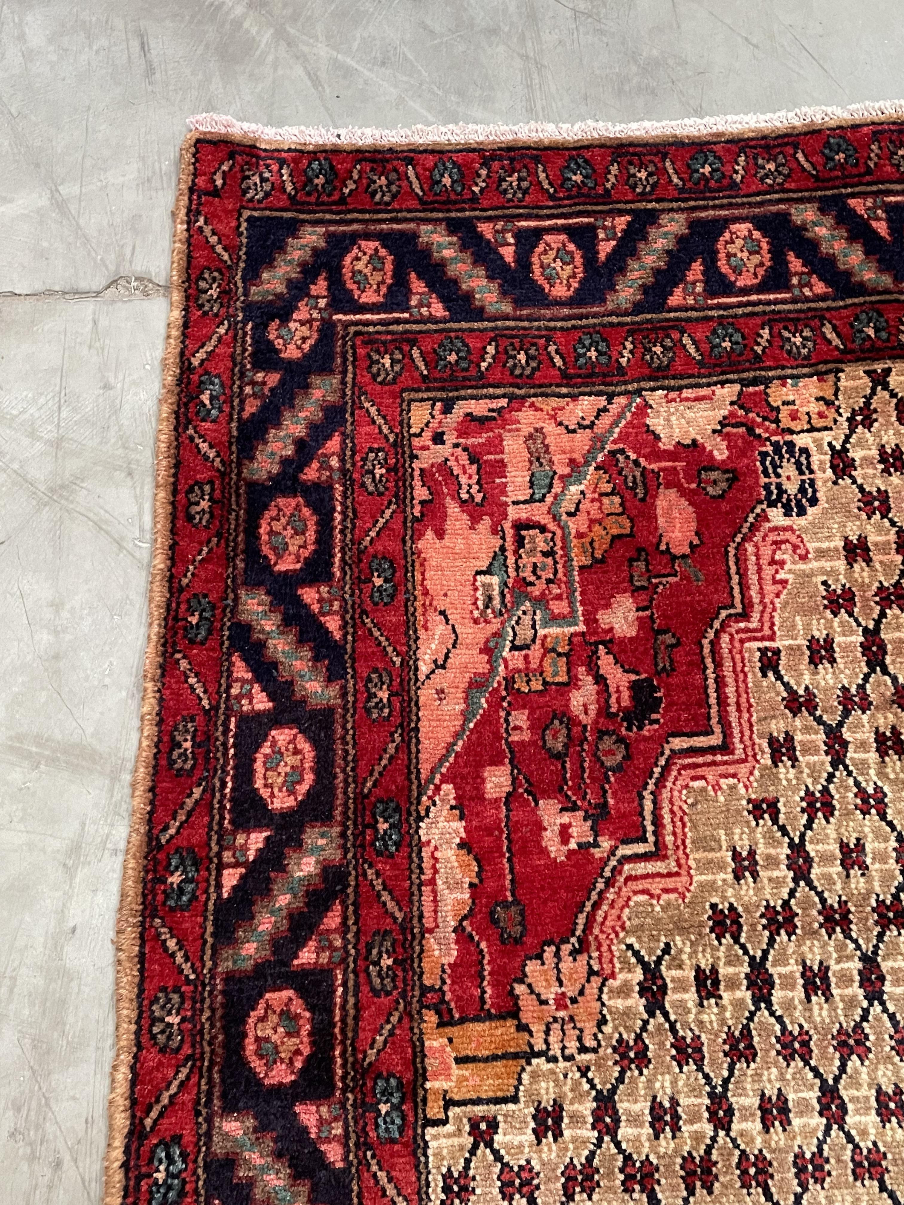 Persian Hamadan rug - Image 5 of 6