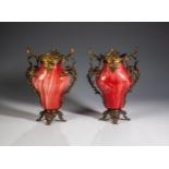 Paar Vasen ''Karneol''