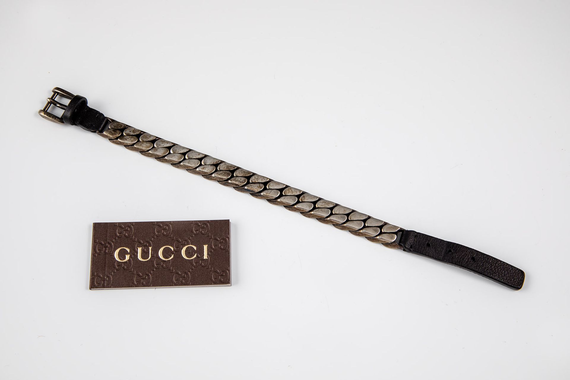 GUCCI Herrenarmband ''GOURMETTE''