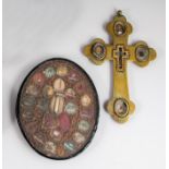 Reliquienbild und Reliquienkreuz