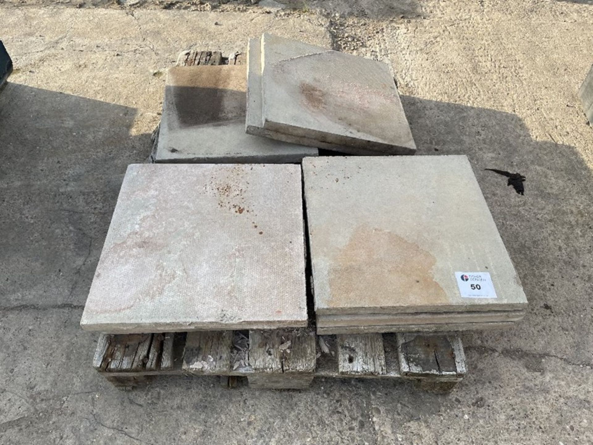 Qty Paving slabs