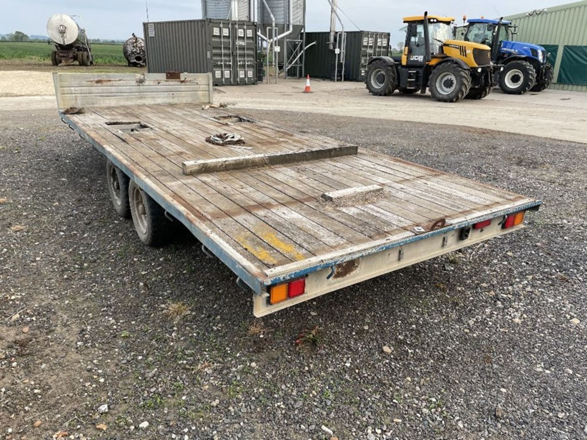 2000 Blueline Trailers flatbed trailer - Image 4 of 4