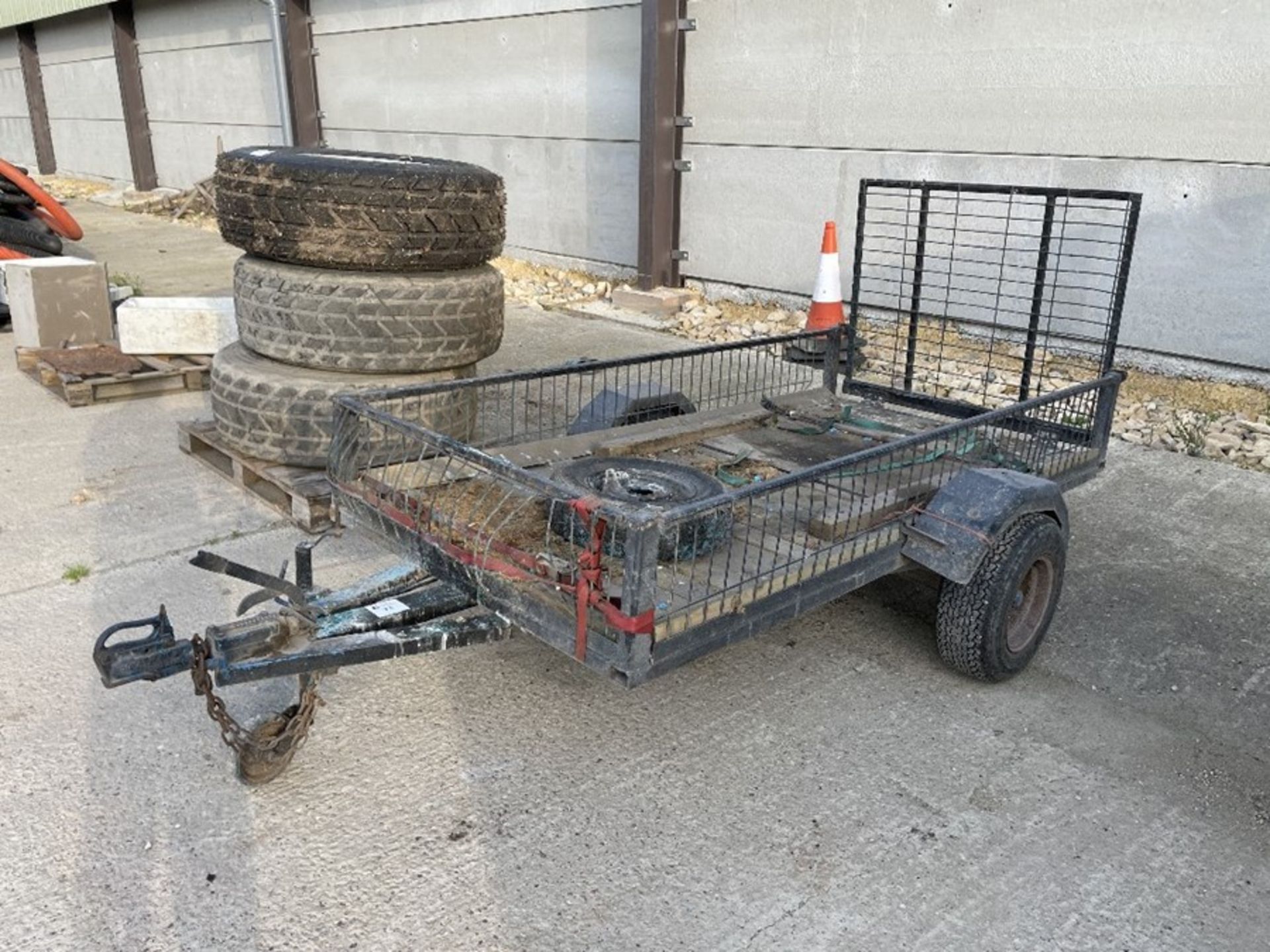 Homemade car trailer